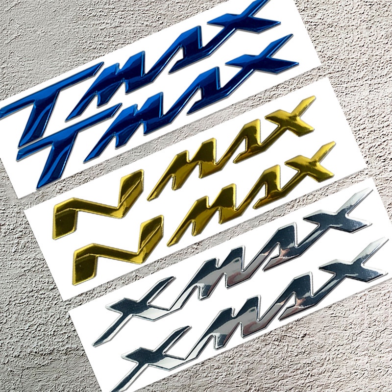 熱賣 軟膠防水貼紙 適用YAMAHA TMAX XMAX NMAX 機車車身改裝貼花