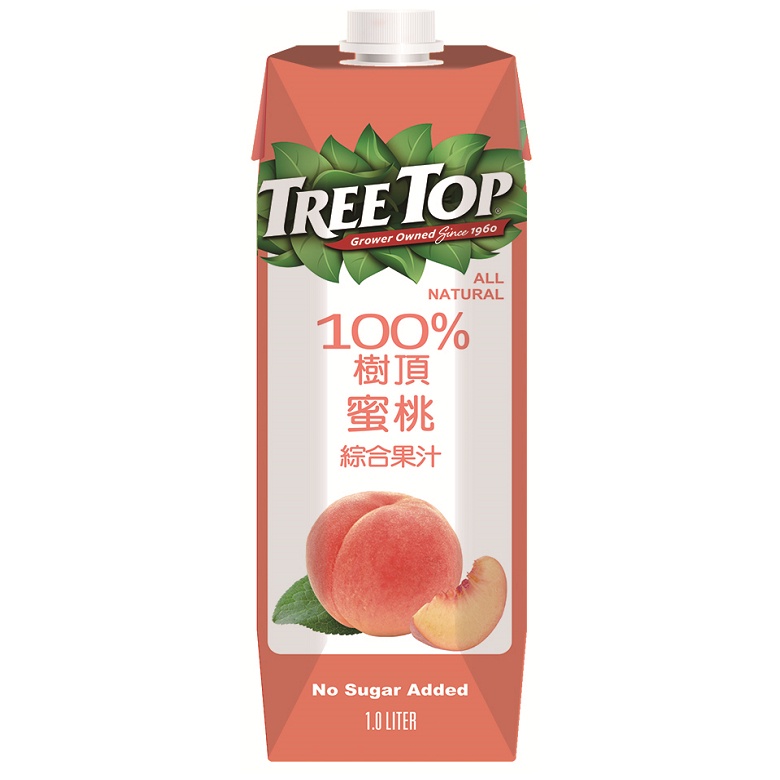 樹頂 100%蜜桃綜合果汁(1000ml/包)[大買家]