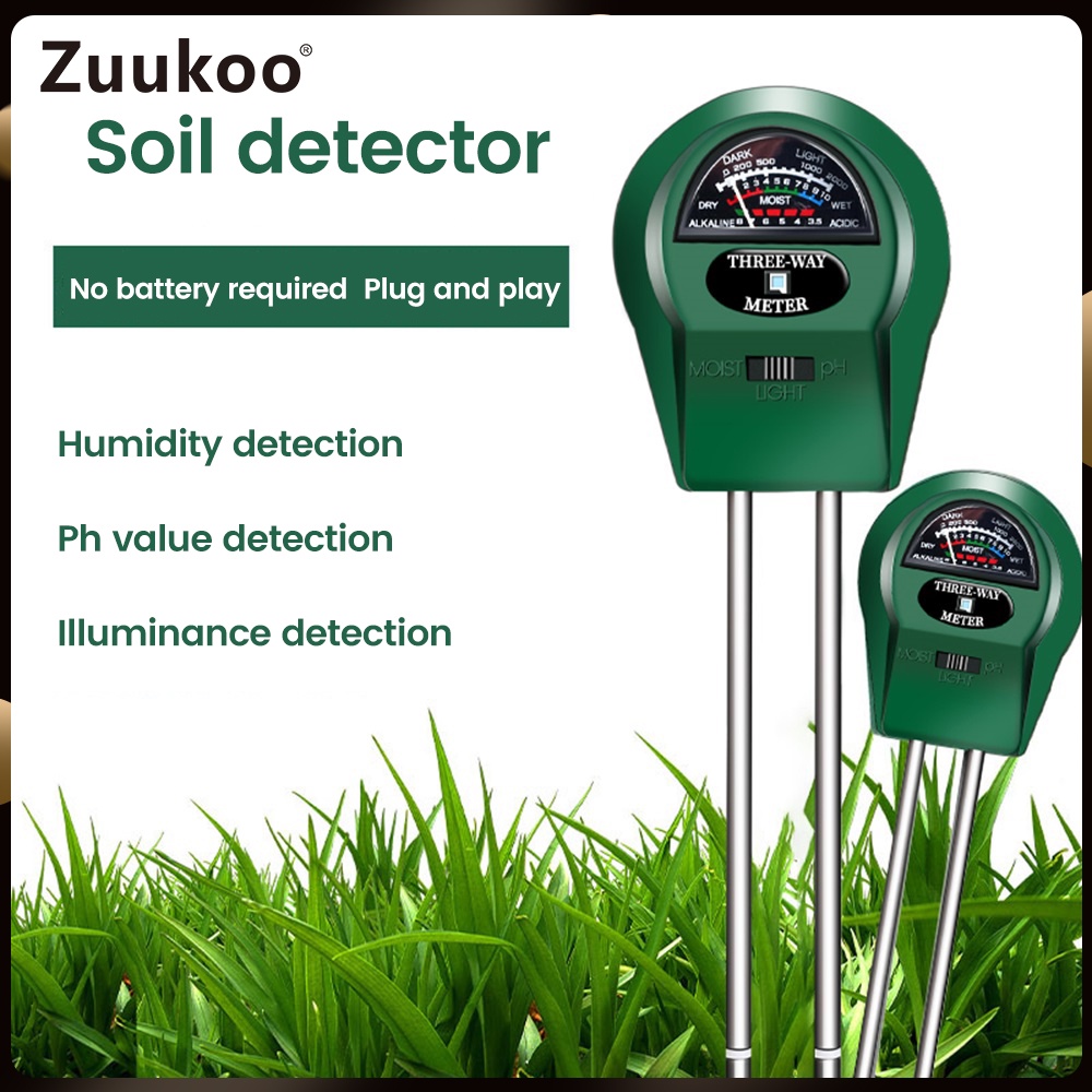 水分/ph/陽光 3 合 1 土壤濕度傳感器檢測器植物土壤 PH 計