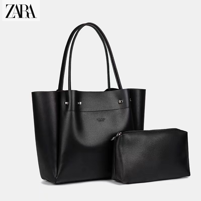 zara時尚女包2024新款潮牌大容量購物袋高級感百搭手提包大包斜背包托特包子母包