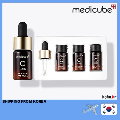 Medicube Deep Vita C Ampoule 全能透亮精萃2.0 (10g x 3瓶)含贈品