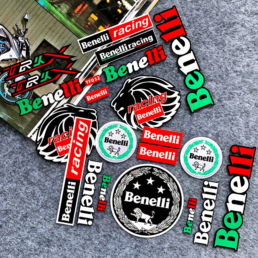 Benelli 摩托車改裝乙烯基貼紙適用於 Benelli 意大利反光油箱頭盔後行李箱適用於 Benelli TRK 5