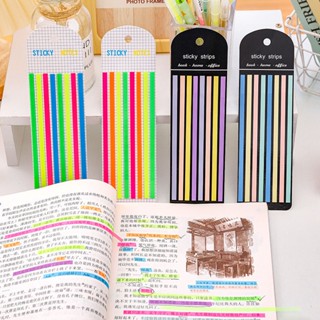 彩色學生索引貼紙透明便利貼 PET 防水便簽(160 張)