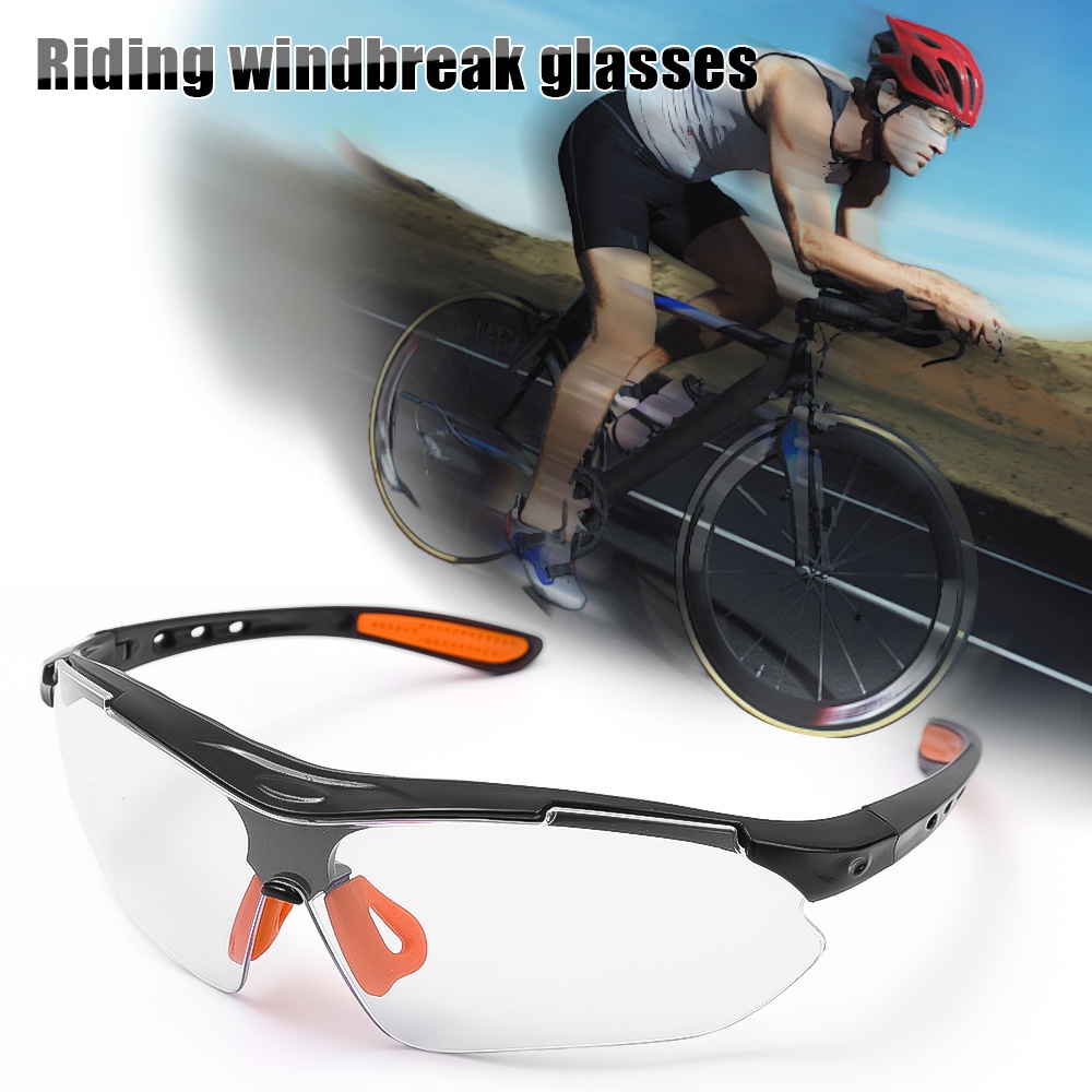 安全自行車眼鏡透明護目鏡防風防沙眼罩戶外摩托車自行車騎行眼鏡焊接工作實驗室實驗室護目鏡