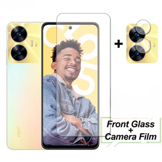 Realme C55 C33 V30 C30S 10 Pro 4G 5G 螢幕保護膜鋼化玻璃保護相機膜 Realme N