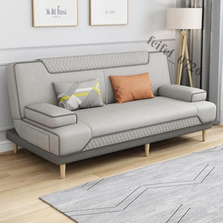 【即美生活】 免運 摺疊沙發床兩用現代簡易客廳小戶型多功能乳膠懶人雙人布藝沙發床