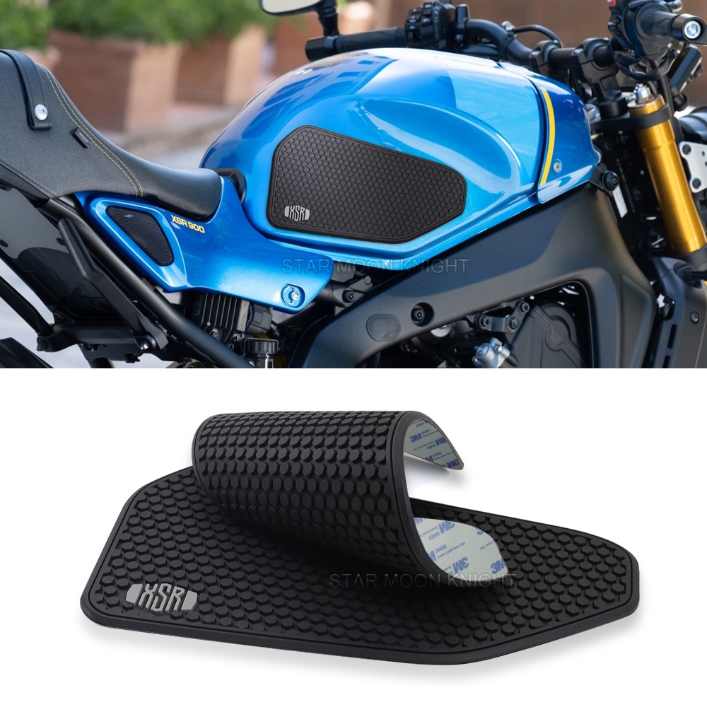山葉 適用於 Yamaha XSR 900 XSR900 2022 - 摩托車配件貼紙防滑側油箱墊防刮貼花