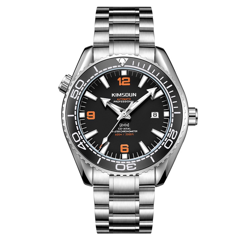 KIMSDUN手錶 K-1803A 鋼帶海馬名錶高檔腕錶全自動機械防水運動高級男士手錶