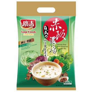 廣吉 赤阪濃湯-納豆蕈菇(20gx10包/袋)[大買家]