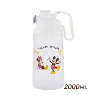 HOUSUXI迪士尼米奇米妮系列Tritan大容量彈蓋水瓶/ 2000ml eslite誠品