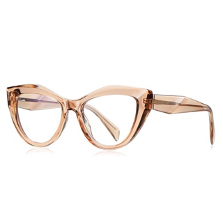 新款TR90貓眼防藍光眼鏡2166大框不規則女士眼鏡架歐美ins風現貨可配鏡