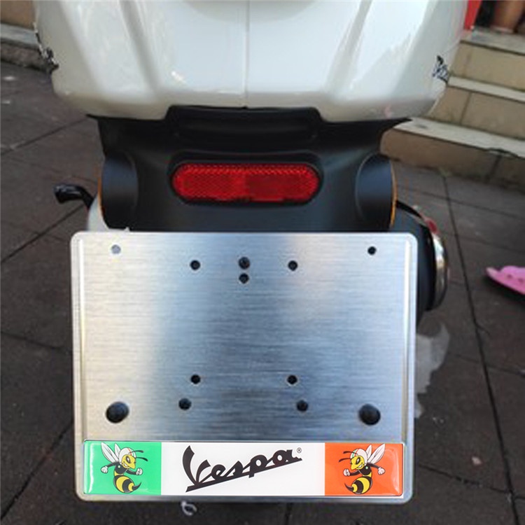 偉士牌 VESPA GTS300 衝刺 春天 LV LX150通用鋁合金牌照架牌照框