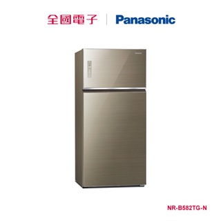 Panasonic 580L雙門玻璃冰箱-金 NR-B582TG-N 【全國電子】