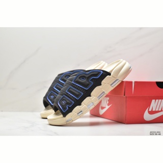 耐吉 Nike AIR MORE Uptempo Slide Pippen Trend 輕便中性休閒拖鞋海軍藍