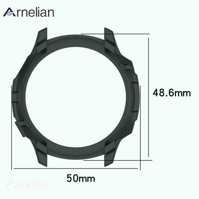 Arnelian智能手錶殼超薄保護套保險槓鏤空殼帶刻度兼容華米amazfit Gtr4