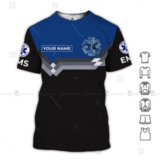 Ems 3D 全身印花衣服 HK280 3D T 恤短袖