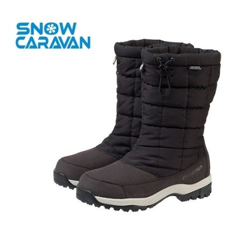 動一動商城  日本【Caravan】女款 - 超保暖防雪水中筒雪靴 (共兩色) - SHC_8S