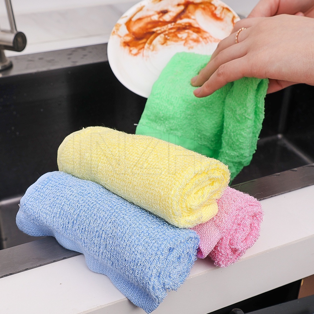 廚房加厚柔軟防油抹布/餐桌廚房抹布/廚房、汽車/家庭清潔毛巾/洗碗抹布的吸水清潔布