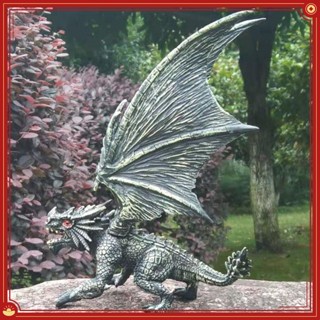 侏羅紀世紀魔獸飛龍公仔 模擬實心軟膠 有翅膀恐龍模型 兒童玩具