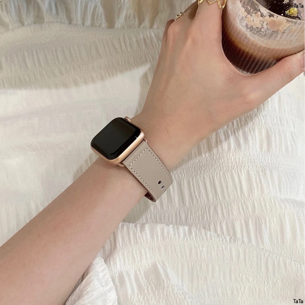 【免運！現貨】APPLE WATCH錶帶 愛馬仕同款錶帶 iwatch真皮錶帶 適用 38/44/40mm SE S7