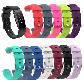 Fitbit inspire 矽膠錶帶 inspire HR 彩色扣錶帶 Fitbit Ace2 替換錶帶 防水錶帶