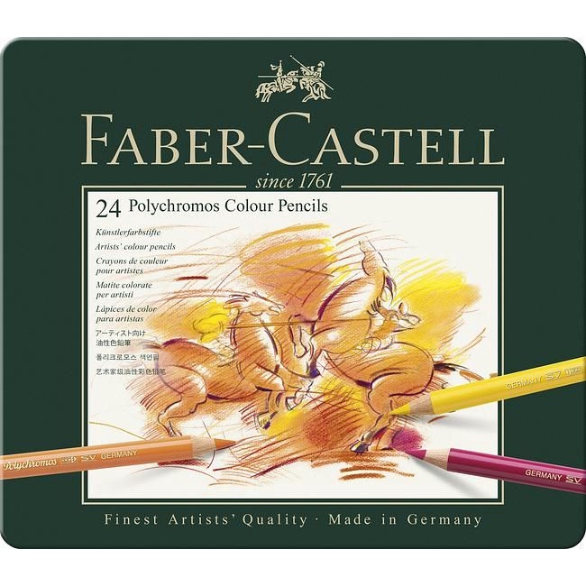 FABER-CASTELL 專家級24色油性色鉛筆 eslite誠品