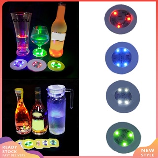 Youxiu 時尚夜光瓶 LED 燈杯貼紙墊酒吧俱樂部派對杯墊裝飾