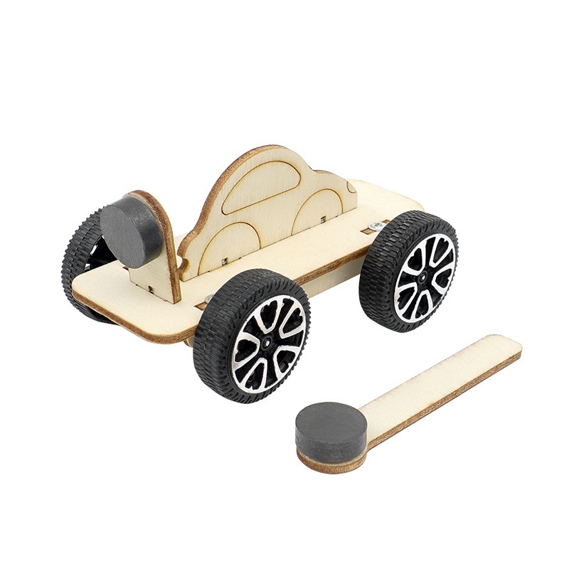 DIY手作 磁力小車 自製科學實驗玩具 科技小製作 科學玩具 益智玩具
