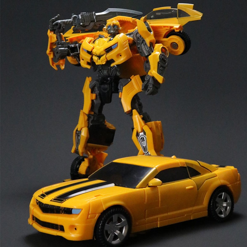 TRANSFORMERS 變形金剛大黃蜂雪佛蘭 Camaro 玩具公仔可變形機器人可動人偶男孩禮物玩具