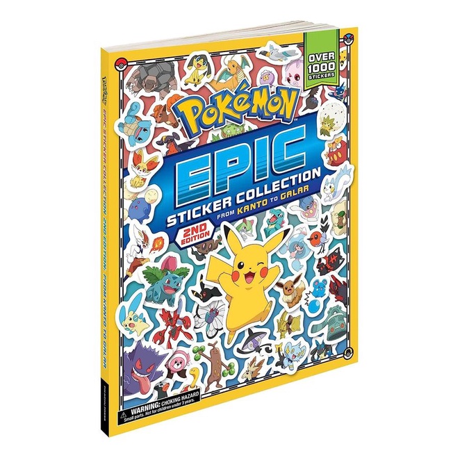 Pokémon Epic Sticker Collection: From Kanto to Galar (2 Ed.)/寶可夢貼紙圖鑑集/Pikachu Press eslite誠品