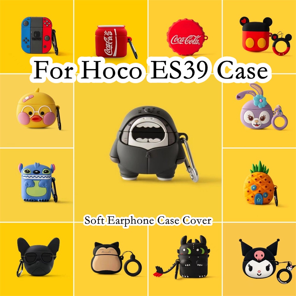 HOCO 適用於浩酷 ES39 Case Cool Tide 卡通系列適用於浩酷 ES39 外殼軟耳機保護套