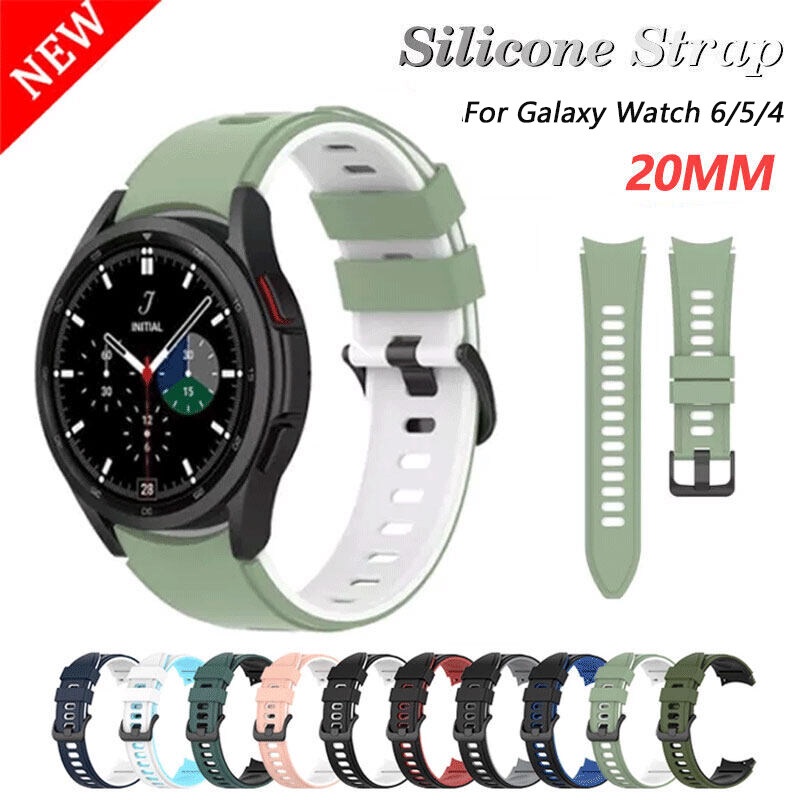 SAMSUNG 適用於三星 Galaxy watch 6 40mm 44mm watch 5 Pro 45mm 運動錶帶