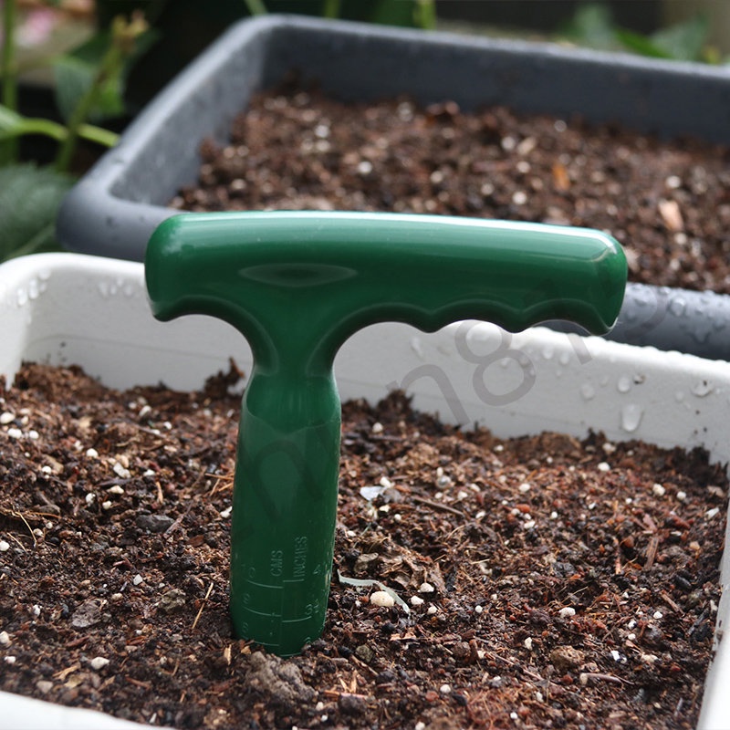五金配件 家用園藝打洞器 挖洞器 打孔播種器 帶刻度播 種施肥用 扦插育苗工具 熱銷