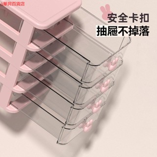 ##臺灣爆款## 抽屜式桌面收納盒化妝品辦公桌宿舍文具整理儲物盒書桌置物架神器