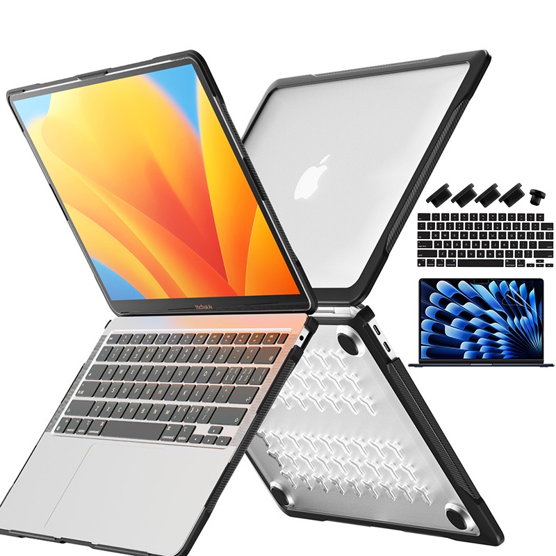 全新強力保護殼適用於 2023 Macbook Air 13 英寸 M2 A2681 Pro 13 3 14 16 英寸