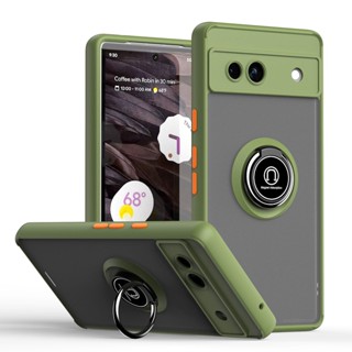 谷歌 Google Pixel 6 7 Pro Pixel7 5G 手機殼支架環指環防摔磁吸車載 簡約時尚支架保護套