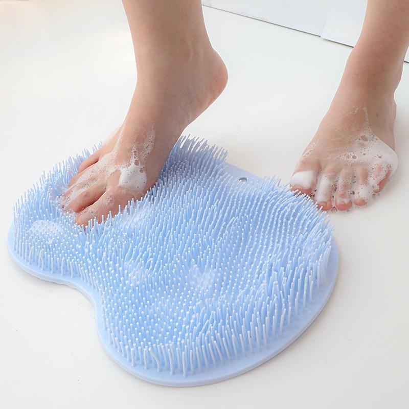 洗腳刷搓背帶吸盤刷浴室工具足部按摩墊淋浴按摩墊防滑去角質沐浴墊