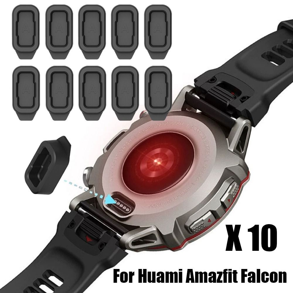 適用於 華米Huami Amazfit Falcon A2029 手錶充電口防塵罩保護帽 充電孔矽膠防塵塞套