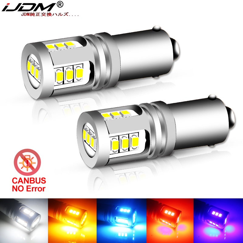 Ijdm T4W BA9S LED Blub BAX9S H21W BAY9S LED 12V 24V H6W H5W