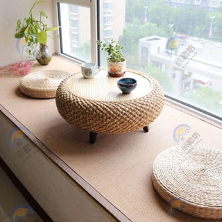 編藤茶几桌 日式茶几 日式藤編茶几桌 飄窗桌 榻榻米小茶几 炕桌 地臺矮桌 實木窗檯桌 茶几桌