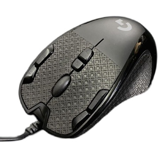 適用於羅技G300s滑鼠防滑貼黑色耐磨吸汗貼膜