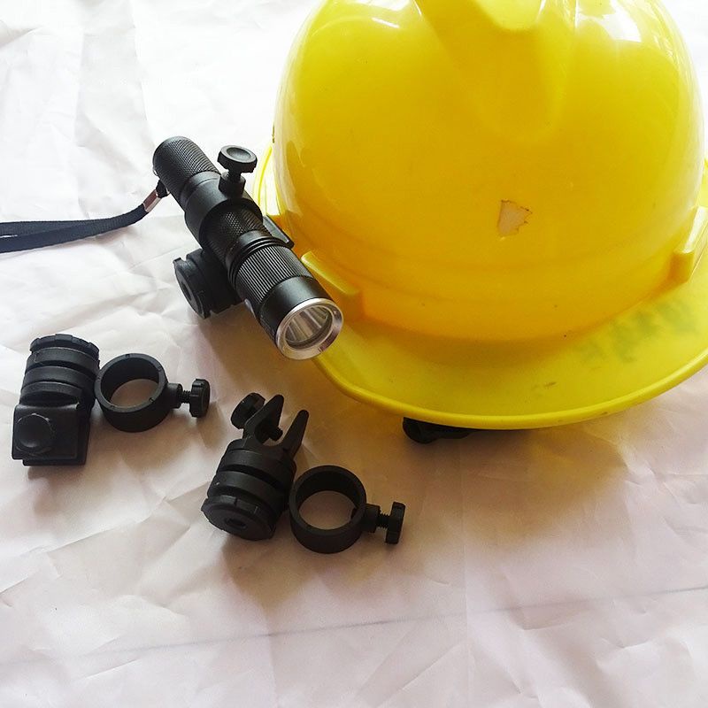 6.29 熱賣 安全帽消防固定支架LED強光手電筒夾F1救援頭盔卡扣JW7623架子