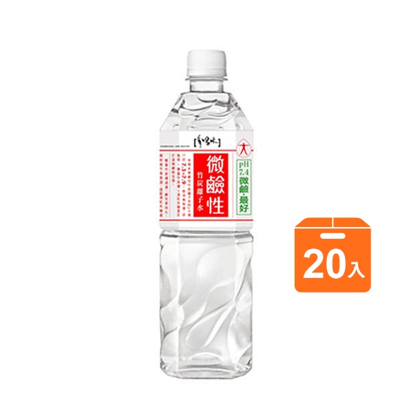多喝水微鹼性竹炭離子水PET850x20瓶
