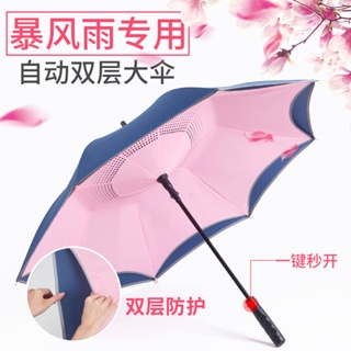 【超強防固暴風雨專用】雨傘男女雙層自動大號超大加固防風商務傘雙人三人自動折疊傘