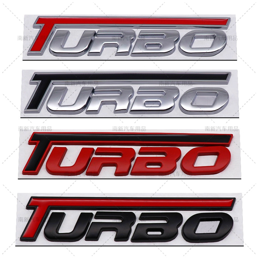 【熱賣款】TURBO貼標 個性改裝車標 葉子板改裝標 側標 適用於賓士 尼桑 三菱 本田 豐田 BMW 凌志 Infin