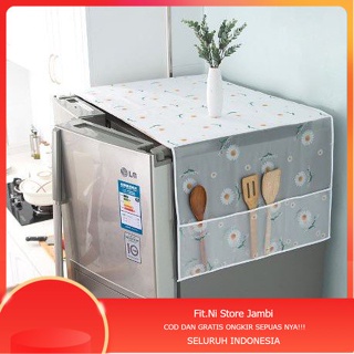 Mesin 冰箱罩冰箱頂蓋袋洗衣機底座桌布防塵空氣防塵