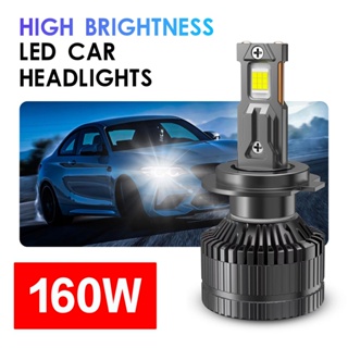1 對 160W 20000LM 高強度汽車 LED 大燈燈泡 H1 H4 H7 H11 H8 9005 9006 HB