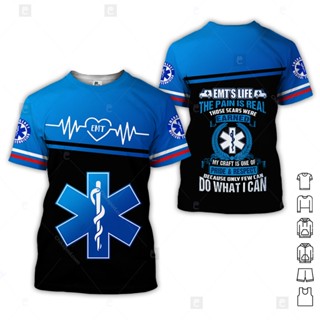 Emt 3D 全身印花衣服 CM259 3D T 恤短袖