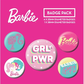 【芭比】女孩力量 Grl Pwr 徽章組/ BARBIE / 女力