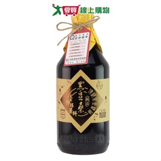 黑豆桑 天然頂級黑金醬油(550ML)【愛買】